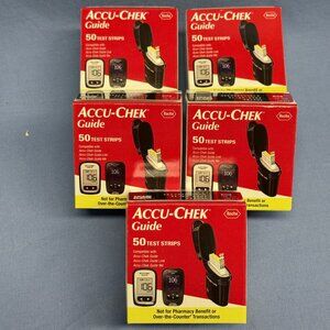 Accu-Chek Guide Test Strips 250 Count Diabetic Blood Glucose Testing Exp 3/23